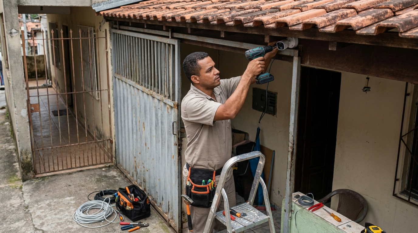 Instalação de Câmera Residencial em Palhoça‑SC