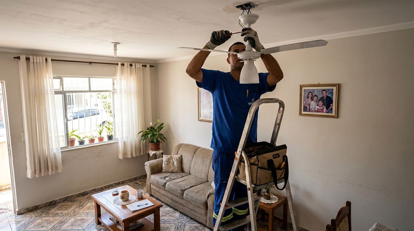 Instalação de Controle em Pachecos, Palhoça‑SC