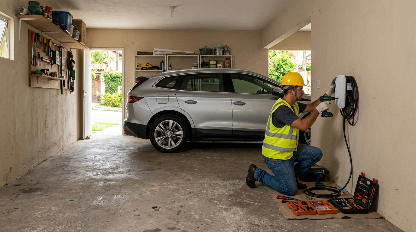 Instalação em Garagem ou Condomínio no Imaruim, Palhoça‑SC