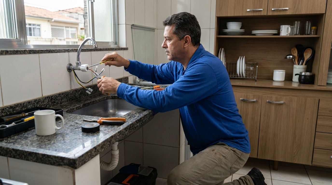 Reparo em Torneira Elétrica no Centro, Palhoça‑SC